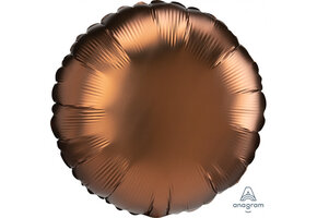 Round - Satin Luxe Cocoa - 18 inch - Anagram