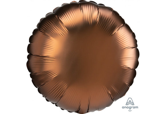 Round - Satin Luxe Cocoa - 18 inch - Anagram