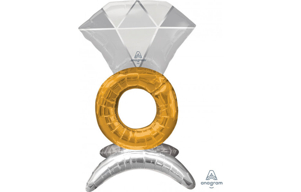 Centre Piece - Wedding Ring - 35 x 53cm - Anagram - Air-Filled