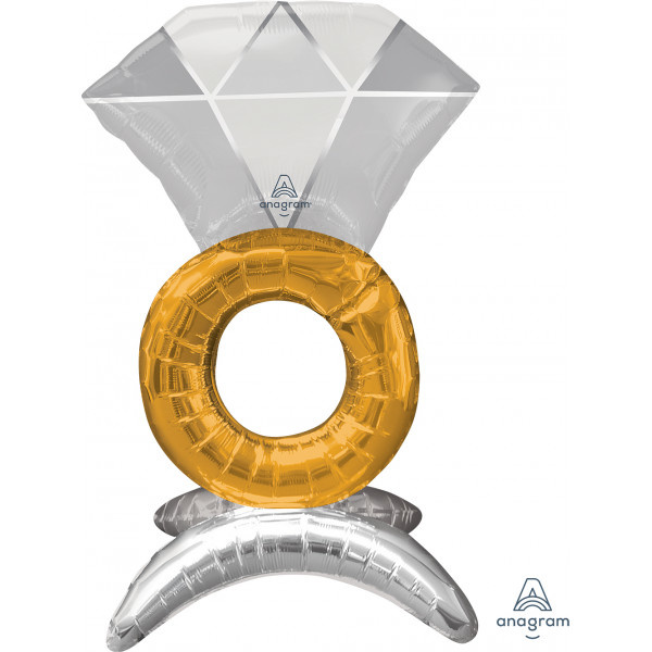 Centre Piece - Wedding Ring - 35 x 53cm - Anagram - Air-Filled