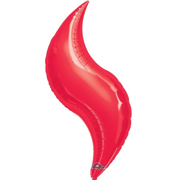 Curves Red - 19"/48cm