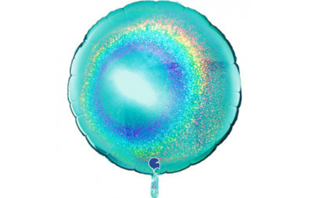 Round - Glitter Holographic - Tiffany - 36 inch - Grabo