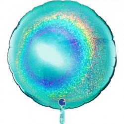 Round - Glitter Holographic - Tiffany - 36"/91cm