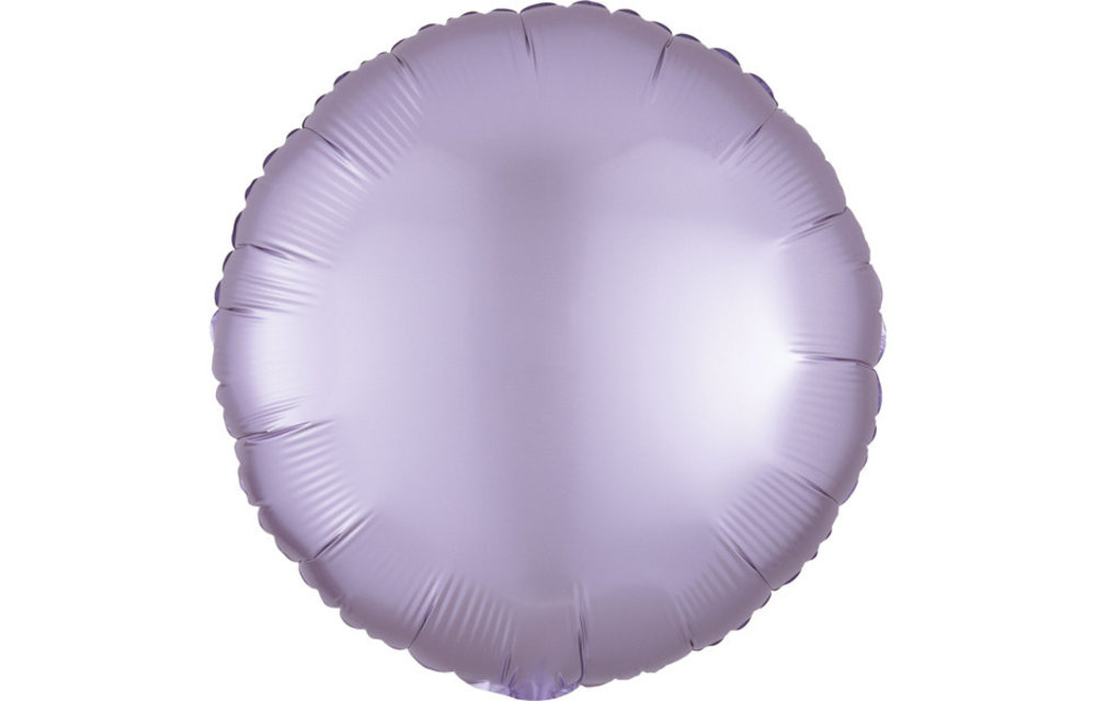 Round - Satin Luxe Pastel Lilac - 18 inch - Anagram
