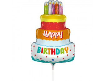 MICRO - Birthday - Cake - 14 inch - Grabo - VOL