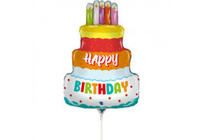 MICRO - Birthday - Cake - 14 inch - Grabo