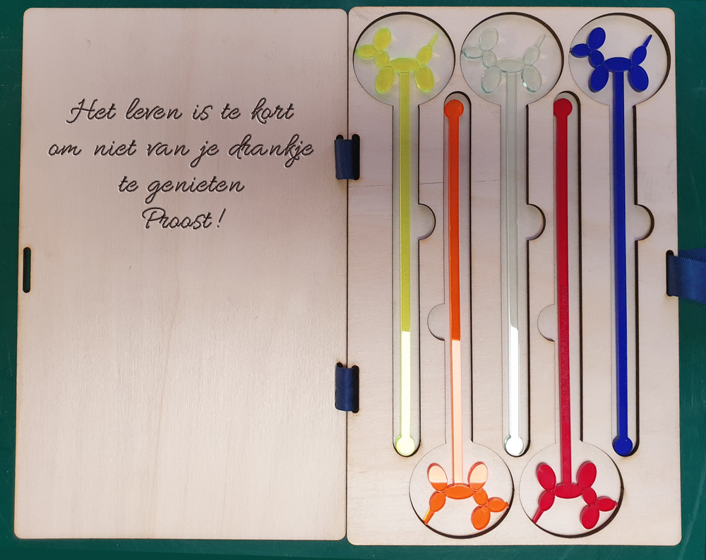 LS - Roerstaafje Hond - 23 x 15cm