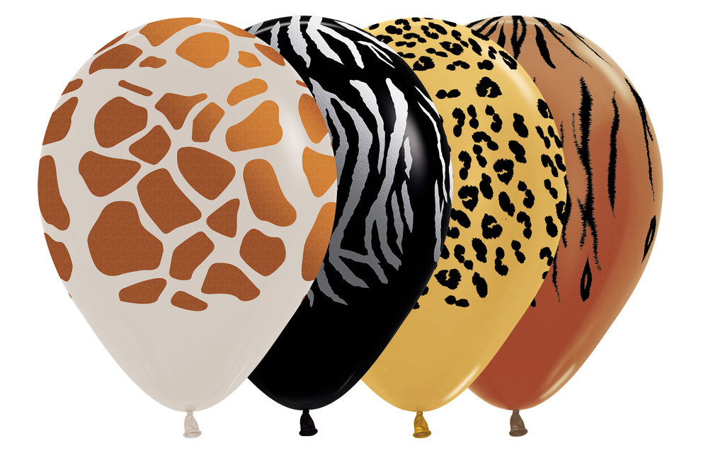 Sempertex 12 inch  - Animal - Metallic Ink - 25 Stuks