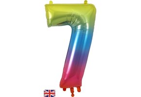 Cijfer Rainbow - 7 - Oaktree 34 inch