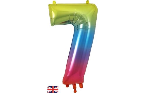 Cijfer Rainbow - 7 - Oaktree 34 inch