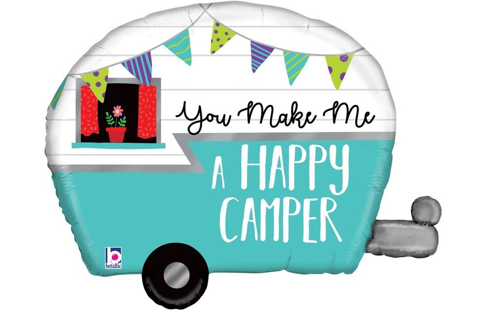 Happy Camper Shape - 31 inch - Betallic