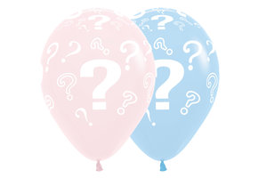 R12 - Question Marks - Matte Pink 609/Blue 640 - 25 Stuks
