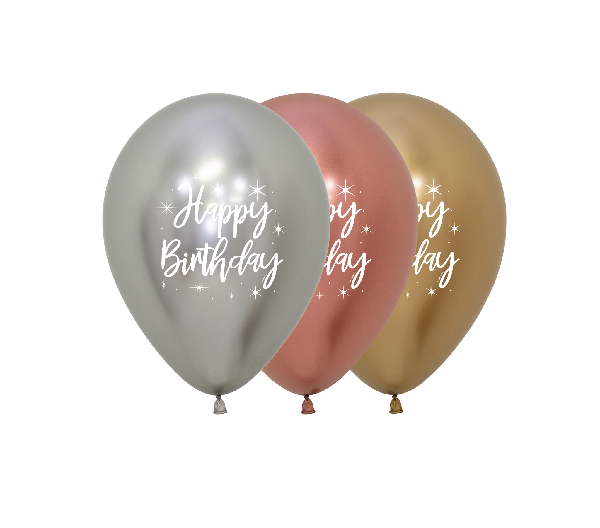 Sempertex 5 inch  - Happy Birthday - Reflex Assortment