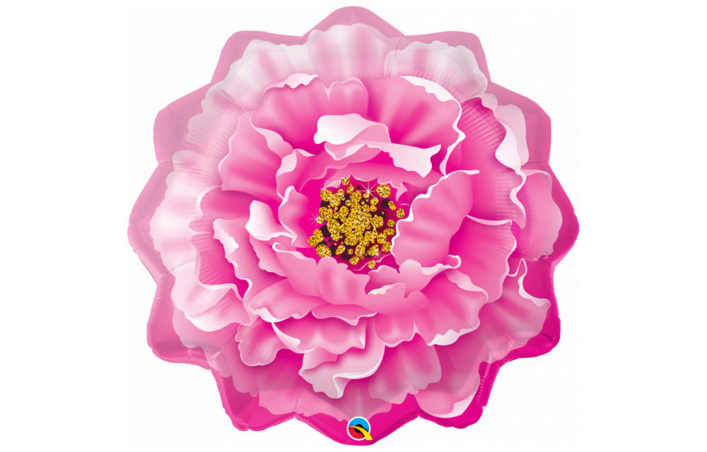 Pioenroos Pink "Peony" - 33 inch - Qualatex
