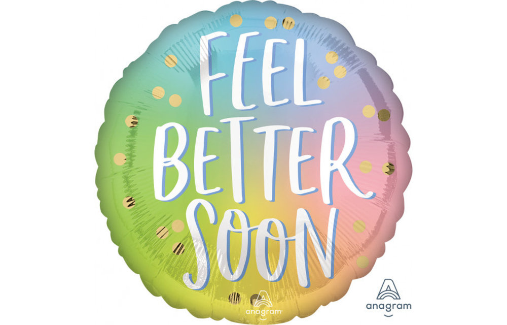 Feel Better Soon - Ombre - 18 inch - Anagram