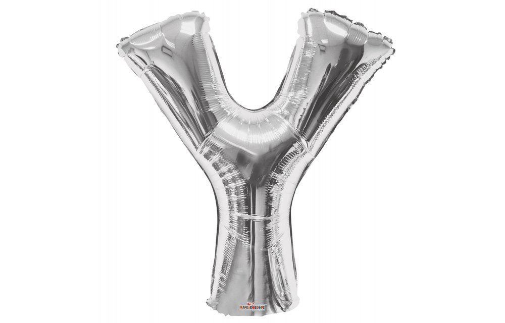 Letter Silver - Y - Oaktree  34 inch