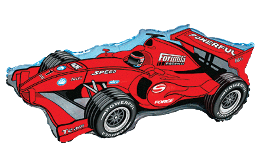 Formule 1 Auto - Red - 24 inch - Flex