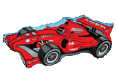 Formule 1 Auto - Red - FX24"/60cm