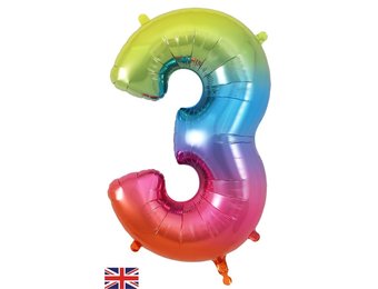 Number Rainbow - 3 - Oaktree 34 inch