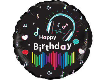 Music Birthday - O18"/45cm
