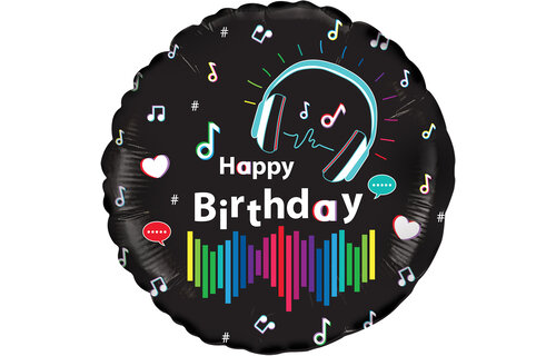 Music Birthday - O18"/45cm