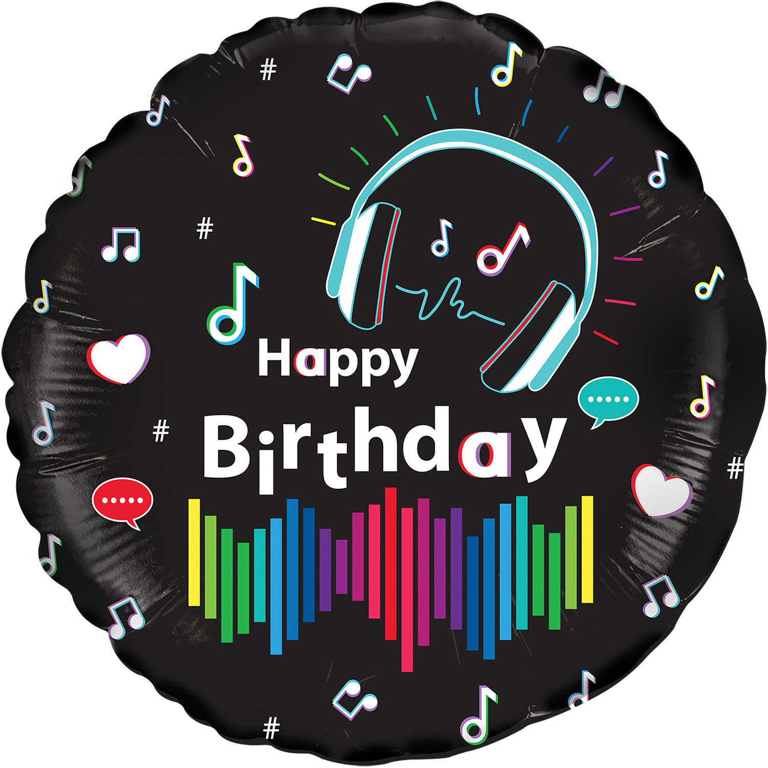 Music Birthday - O18"/45cm