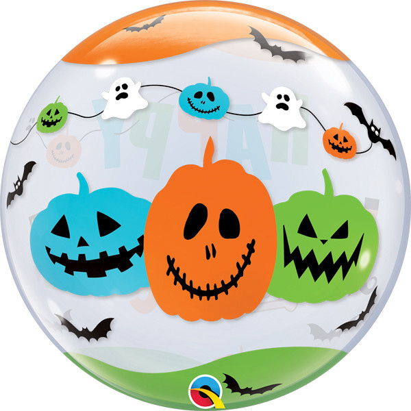 SALE > BUBBLE Halloween Fun Font - 22 inch - Qualatex