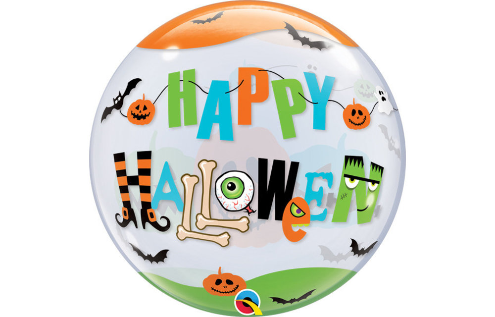 SALE > BUBBLE Halloween Fun Font - 22 inch - Qualatex