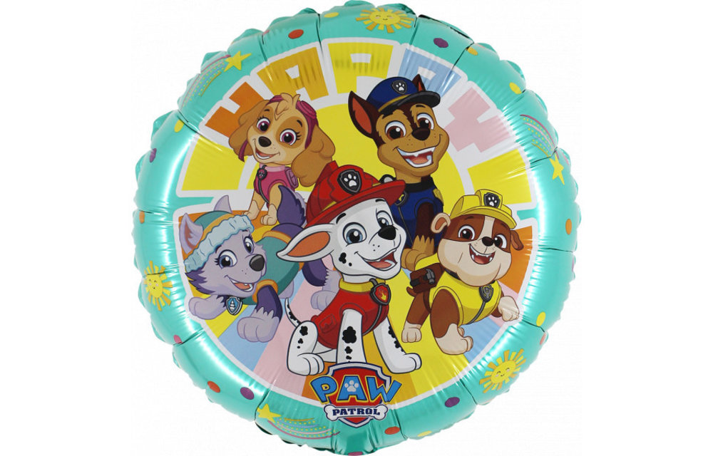 Paw Patrol Gang Happy - 18 inch - Anagram