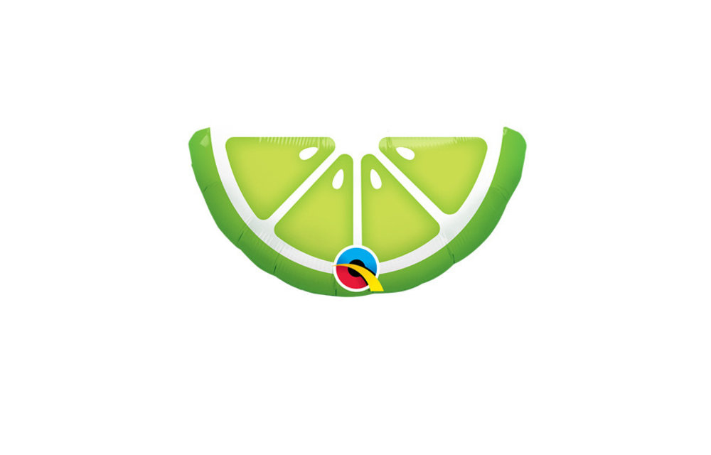 MICRO - Sliced Lime - 14 inch - Qualatex - leeg