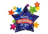 SALE > Star Burst - Happy Birthday - K36"
