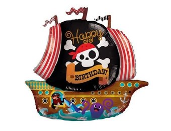 Birthday - Pirate Ship - 36 inch - Kaleidoscope