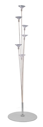 Balloon Display Stand - Small White Plate