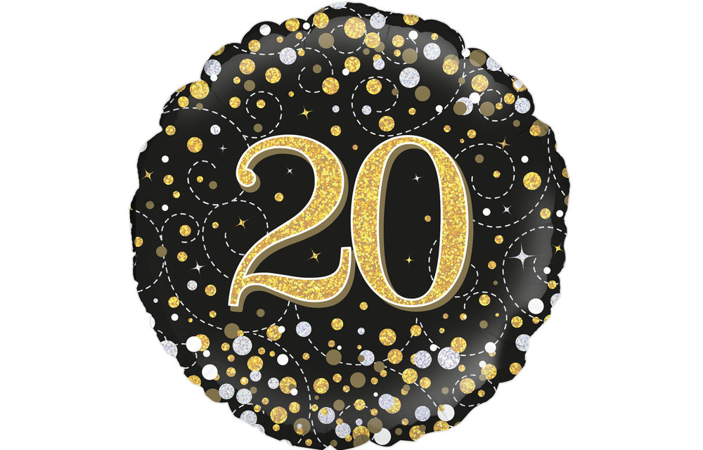 Sparkling Fizz - 20 - Black/Gold - 18 inch - Oaktree