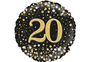 Sparkling Fizz - 20 - Black/Gold - 18 inch - Oaktree