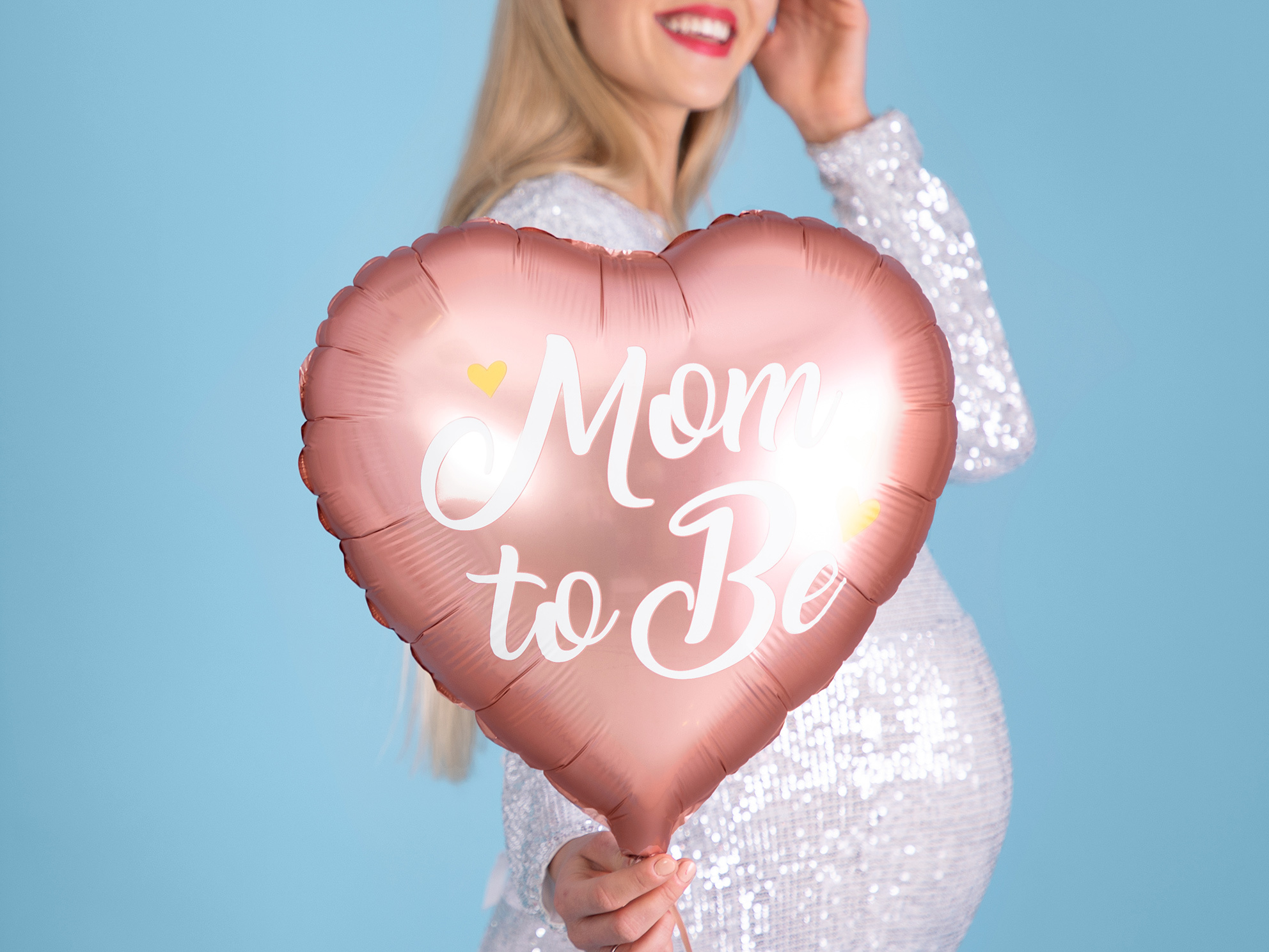 SALE > Mom To Be - Rose Gold - 35cm - zelfsluitend