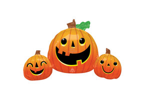 Pumpkin Smiley Trio - 88cm x 55cm - Anagram