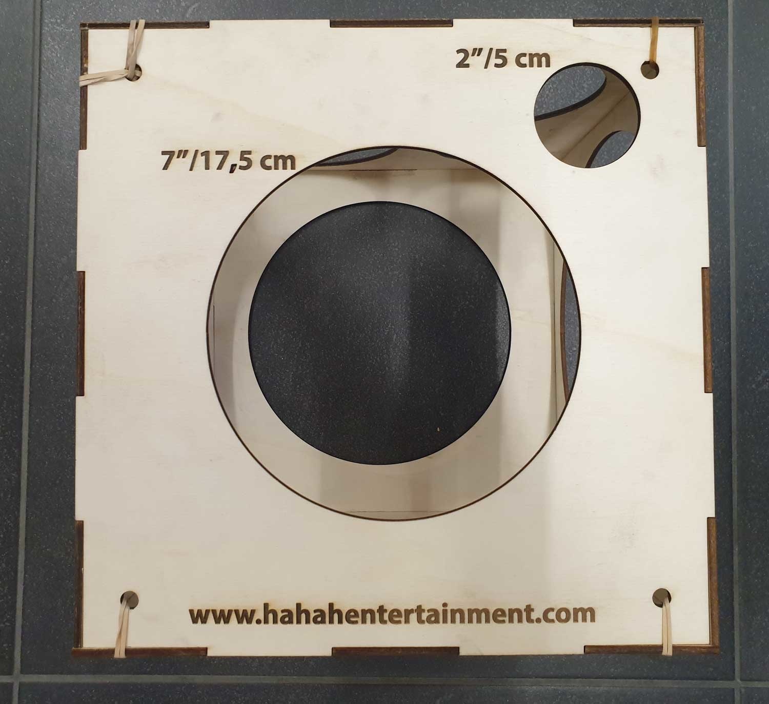 Balloon Sizer Box - Hout 30x30cm