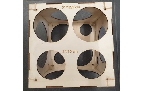 Balloon Sizer Box - Wood