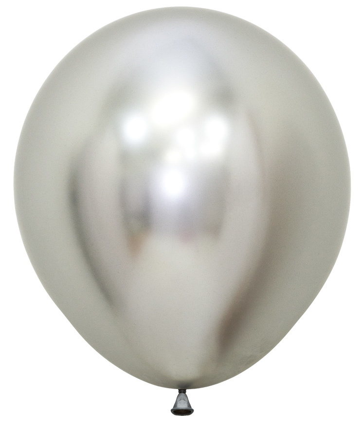 18 inch Sempertex REFLEX - Silver 981 - 15 count