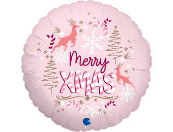 Merry Xmas - Pink - GR18"/45cm