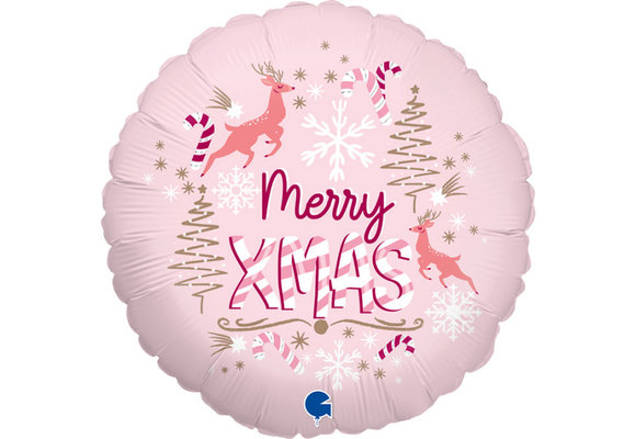 Merry Xmas - Pink - GR18"/45cm