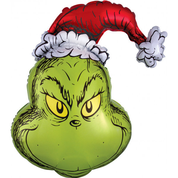 The Grinch  Head - A66cm x 73cm