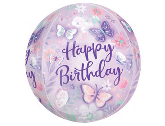 ORBZ - Happy Birthday Butterflies - A38cm x 38cm