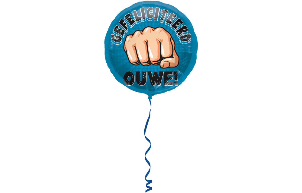 Gefeliciteerd Ouwe - 18 inch - Folat