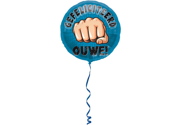 Gefeliciteerd Ouwe - 18 inch - Folat