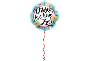 Dikke kus lieve Zus! - 18 inch - Folat