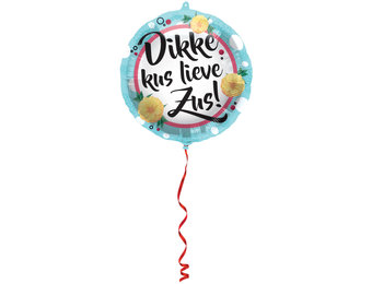 Dikke kus lieve Zus! - F18"/45cm