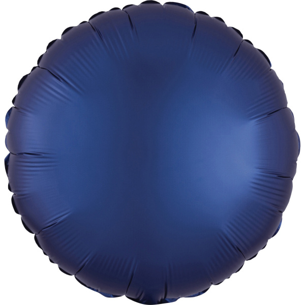Round - Satin Luxe Navy - 18 inch - Anagram