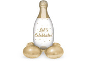 Centre Piece - Champagne Bottle - 34inch - Airfilled